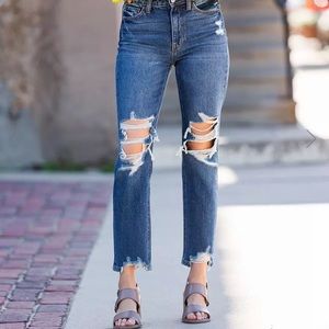BRIDGE BY GLY DISTRESSED JEANS